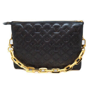Louis Vuitton Coussin Shoulder Bag Monogram Black
